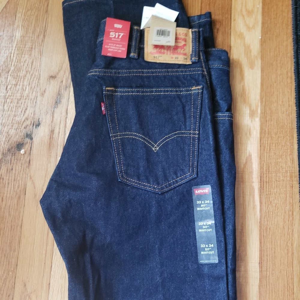 Men's Levi's jeans 517 bootcut 33/34 (Indigo)